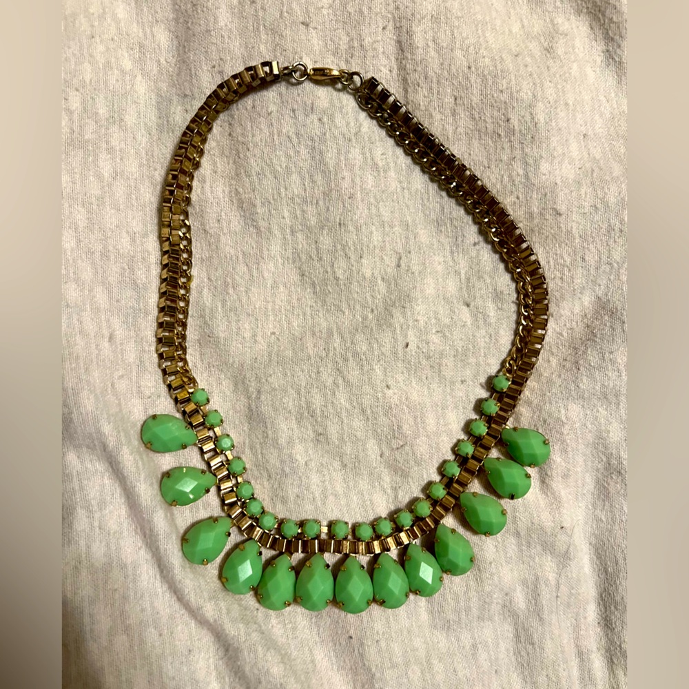 Seafoam green necklace